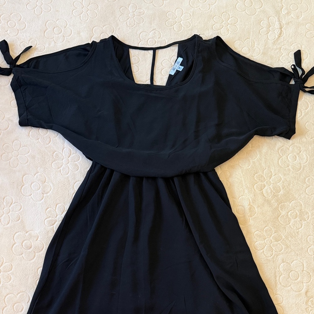 She + Sky Black Dress